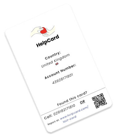HelpCard back